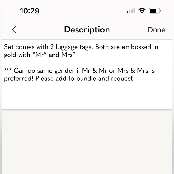 Couples Luggage Tag Set - Picture 6 of 6